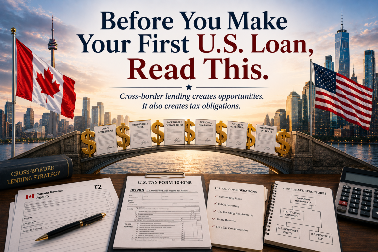 cross border tax issues every canadian private lender should understand before lending in the united states